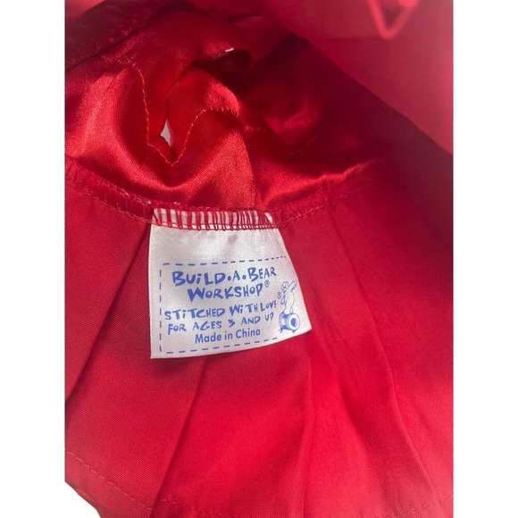 BUILD A BEAR RED POLKA DOT DRESS & RED SHOES - Picture 4 of 14